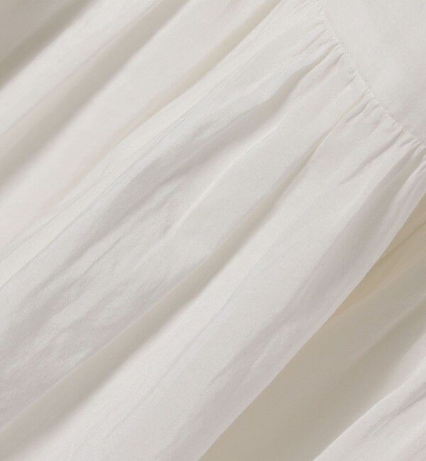 SHIPS for women「〈手洗い可能〉コットン シルク ローン ティアード ワンピース」|ワンピース|