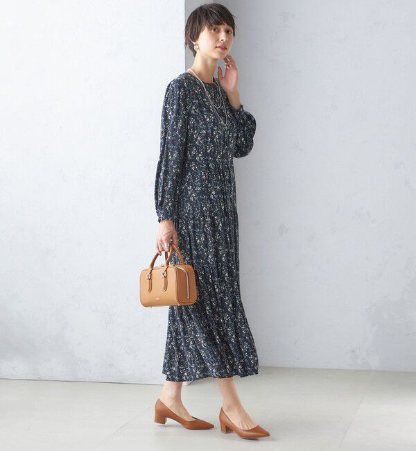 SHIPS for women「ボタニカル・ドット プリント ワンピース」|ワンピース|