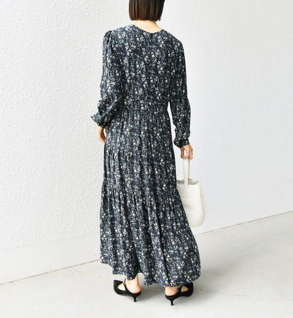 SHIPS for women「ボタニカル・ドット プリント ワンピース」|ワンピース|