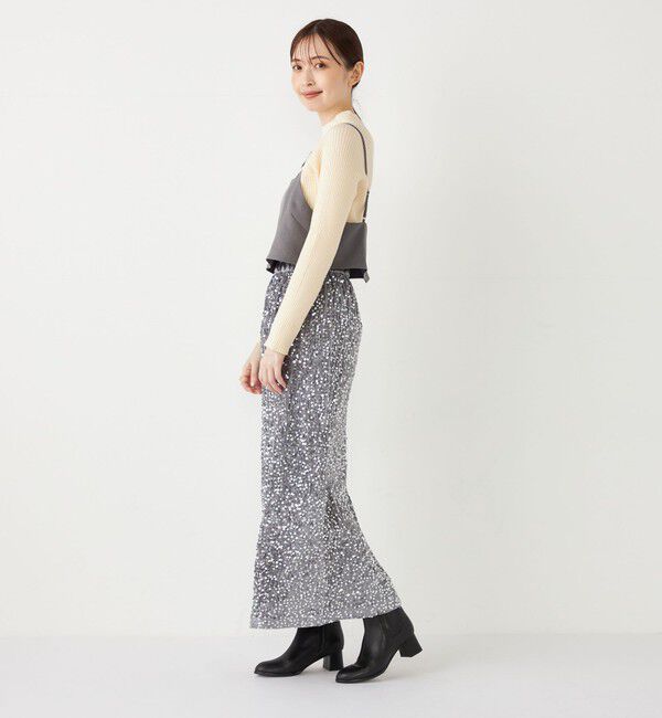 SHIPS Colors 「SHIPS Colors:〈手洗い可能〉スパンコール タイトスカート」|タイト|