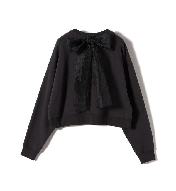 SHIPS for women「Wai＋:〈手洗い可能〉裏毛 オーガンジー スウェット」|スウェット・ジャージ|