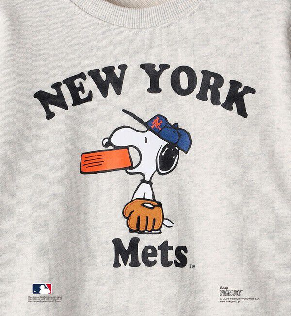 SHIPS KIDS「SHIPS KIDS:130～170cm / スヌーピー&times;MLB スウェット」|スウェット・ジャージ|