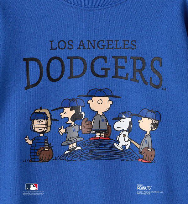 SHIPS KIDS「SHIPS KIDS:130～170cm / スヌーピー&times;MLB スウェット」|スウェット・ジャージ|