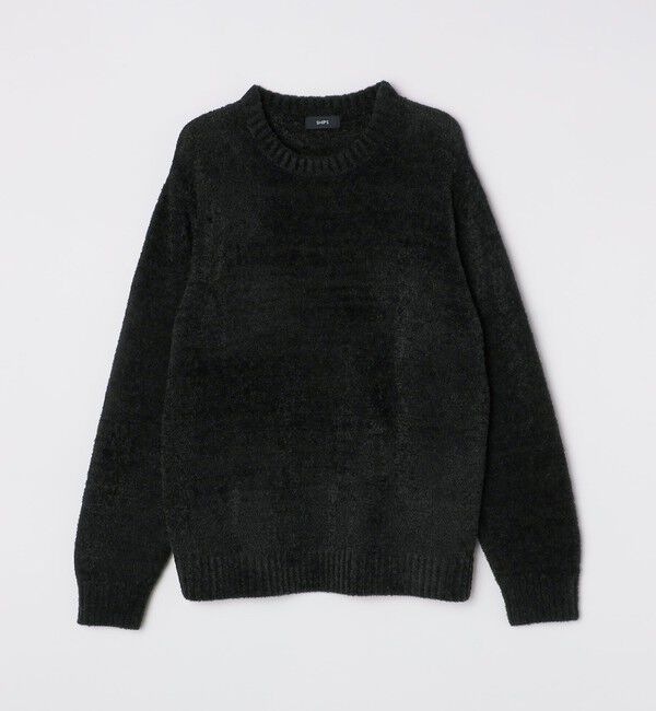 SHIPS「SHIPS:〈手洗い可能〉メランジ モール クルーネック ニット」|ニット・セーター|