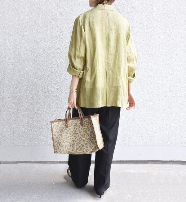 SHIPS for women「〈手洗い可能〉ラミー 4 シアー ジャケット」|テーラードジャケット|