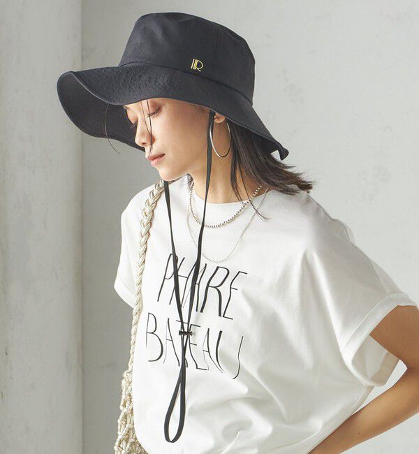 SHIPS for women「Revis.:〈UVカット/撥水〉サファリ ハット」|ハット|ブラック
