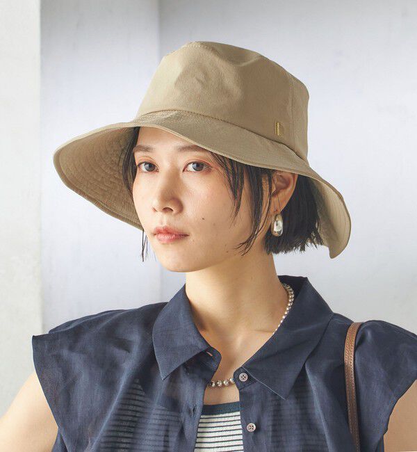 SHIPS for women「Revis.:〈UVカット/撥水〉サファリ ハット」|ハット|