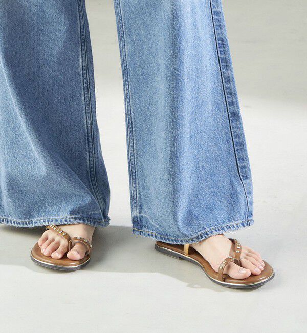 SHIPS for women「ビジュー フラット サンダル」|サンダル|