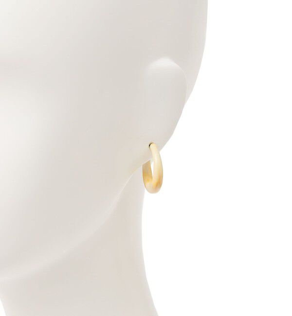 SHIPS for women「樹脂 フープ イヤリング M」|イヤリング|