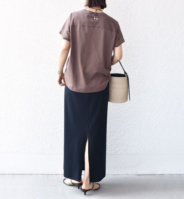 SHIPS for women「〈接触冷感 / UVカット〉コクーン フレンチ スリーブ プルオーバー」|Tシャツ・カットソー|