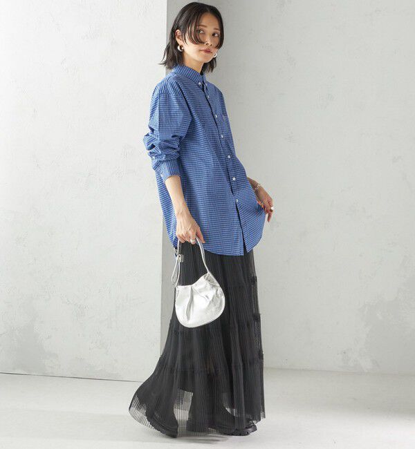 SHIPS for women「〈手洗い可能〉チュール プリーツ ティアード スカート」|スカート|