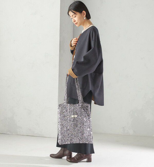 SHIPS for women「【一部SHIPS別注】Uhr: スパンコール トート バッグ」|トートバッグ|