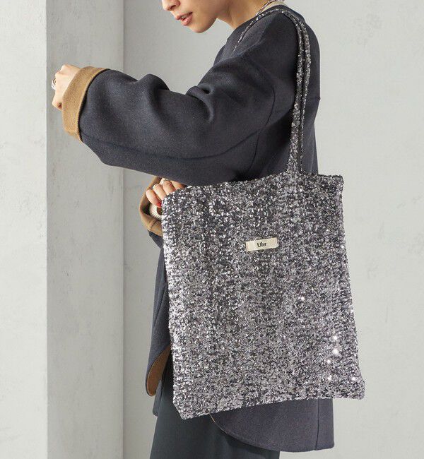 SHIPS for women「【一部SHIPS別注】Uhr: スパンコール トート バッグ」|トートバッグ|