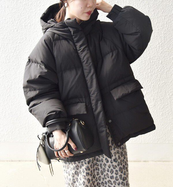 SHIPS any「【WEB限定】SHIPS any: フーディ ショート ダウン ジャケット 2」|ダウン|