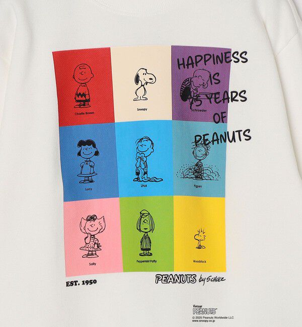 SHIPS any「SHIPS any: SNOOPY コラボ 75th ブロック グラフィック プリント スウェット <KIDS>」|スウェット・ジャージ|