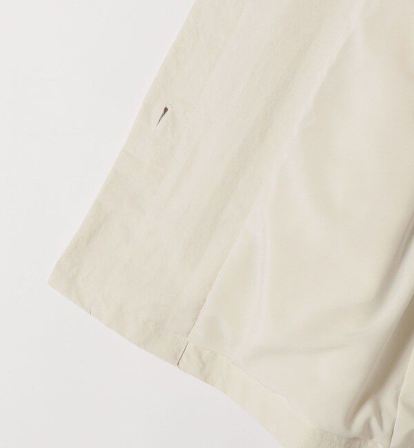 SHIPS any「SHIPS any:〈洗濯機可能〉ナイロン タスラン ノーカラー Aライン ブルゾン」|ブルゾン・スタジャン|