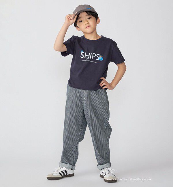 SHIPS KIDS「DQVIIR &times; SHIPS:100～140cm モンスターコラボ ロゴ Tシャツ〈KIDS〉」|Tシャツ・カットソー|