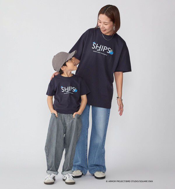 SHIPS KIDS「DQVIIR &times; SHIPS:100～140cm モンスターコラボ ロゴ Tシャツ〈KIDS〉」|Tシャツ・カットソー|