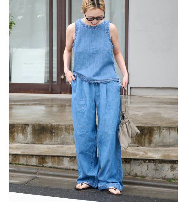 OUTDOOR PRODUCTS Usual Things「≪予約≫ULTデニムイージースラックス」|デニム|