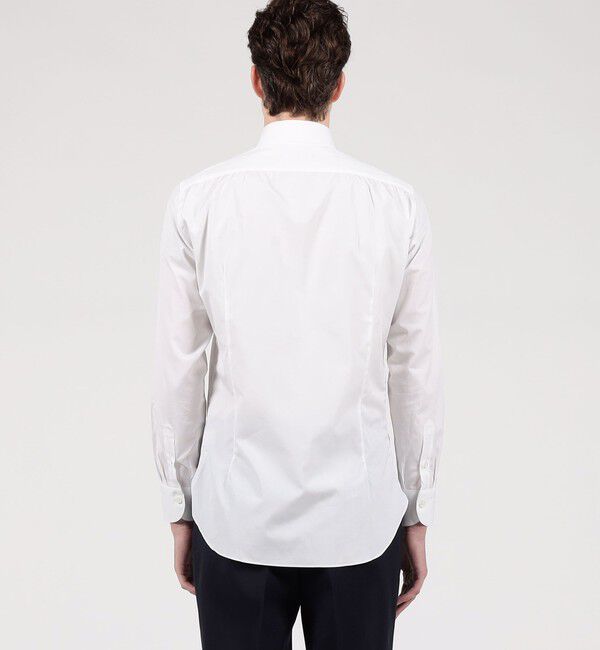 TOMORROWLAND BUYING WEAR「ERRICO FORMICOLA コットンサテン セミワイドカラー ドレスシャツ」|シャツ・ブラウス|