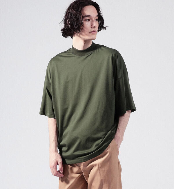 CABaN「CABaN コットン ビルドネックTシャツ」|Tシャツ・カットソー|