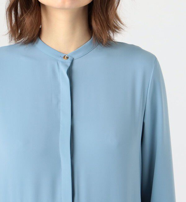 Ballsey「パウダリーサテン ティアードロングワンピース」|ワンピース|