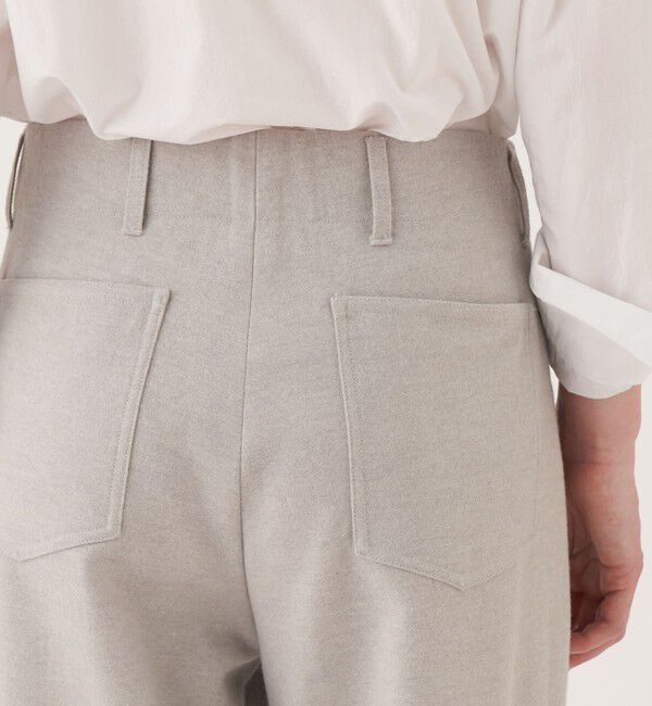 GALERIE VIE「ウールサキソニー セミワイドパンツ」|その他|