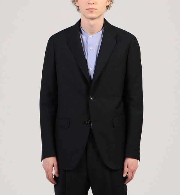 TOMORROWLAND MENS「シェットランドトロピカル シングルブレステッド2Bジャケット」|テーラードジャケット|