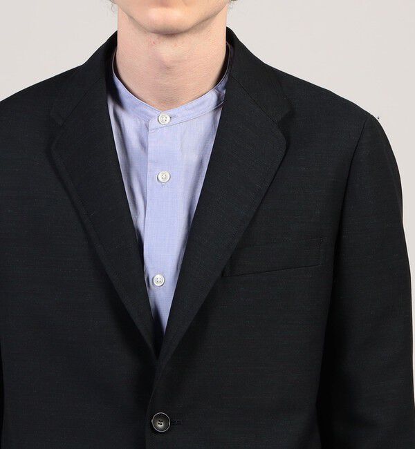 TOMORROWLAND MENS「シェットランドトロピカル シングルブレステッド2Bジャケット」|テーラードジャケット|