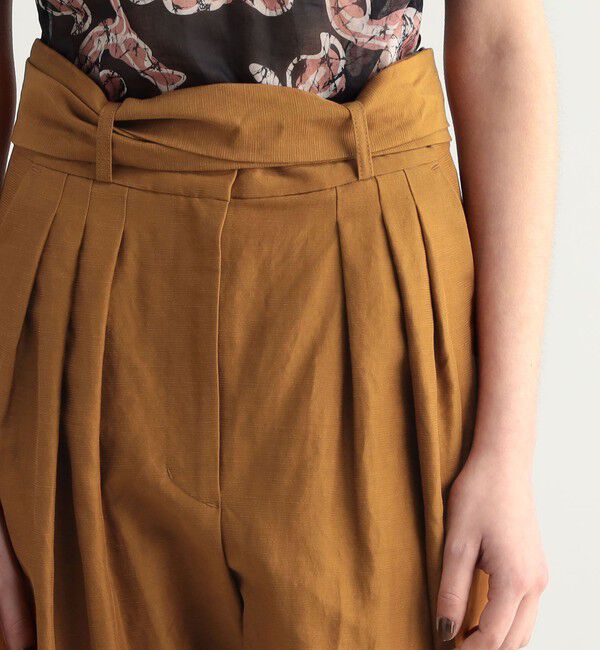 BACCA「リネンキュプラ カマーベルトパンツ」|その他|