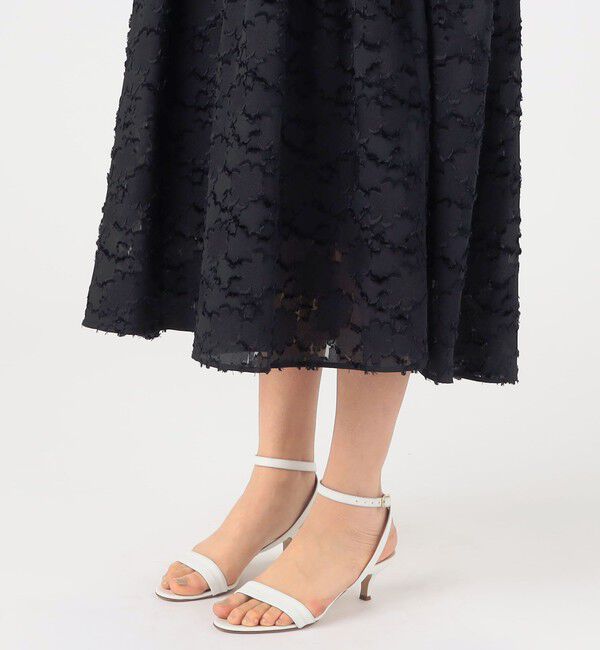 Ballsey「マーガレットカットジャカード フレアギャザーワンピース」|ワンピース|