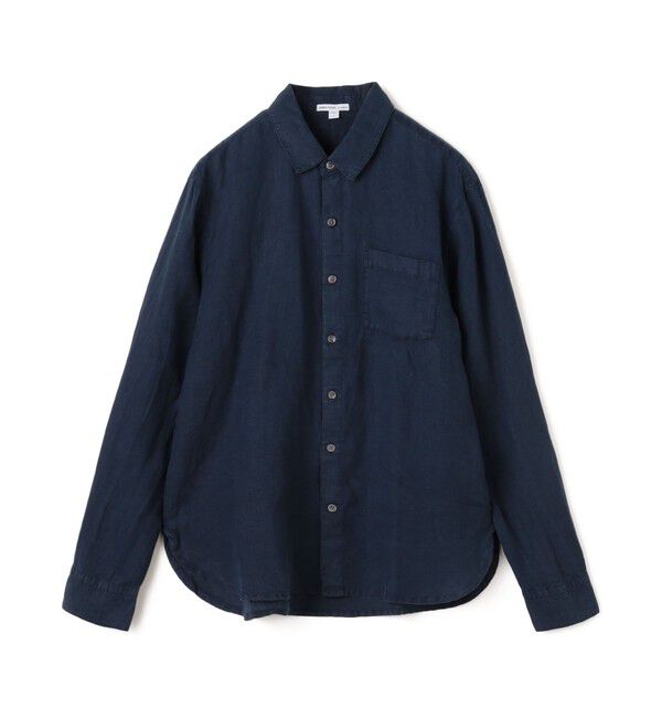 JAMES PERSE「ライトウェイトリネン スタンダードシャツ MKO3652」|シャツ・ブラウス|66 ブルー
