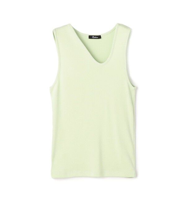 Edition「コットンフライス アシンメトリータンクトップ 」|タンクトップ|51 ライトグリーン