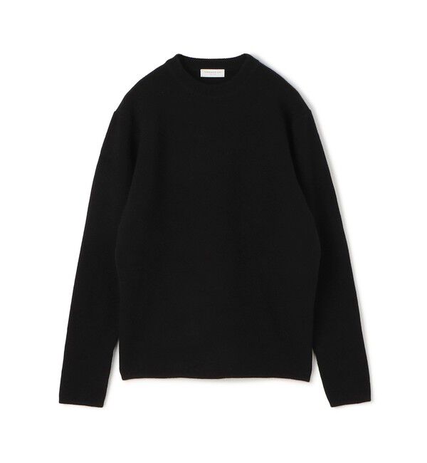 TOMORROWLAND MENS「カシミヤ クルーネックプルオーバー ニット」|ニット・セーター|19 ブラック