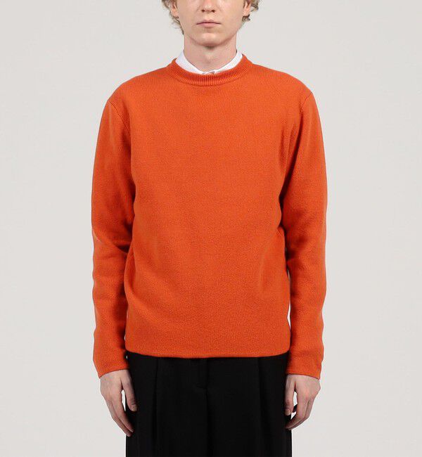 TOMORROWLAND MENS「カシミヤ クルーネックプルオーバー ニット」|ニット・セーター|