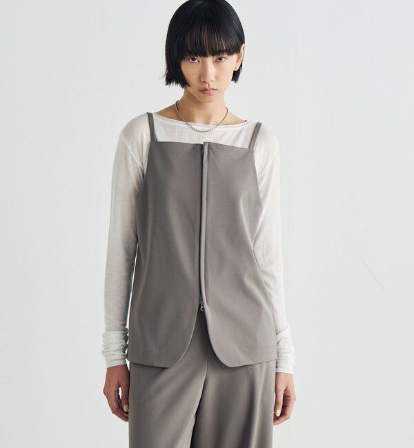 Edition「カルゼジャージー ジップトップス」|シャツ・ブラウス|