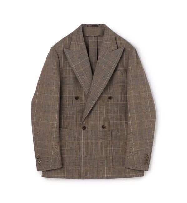 TOMORROWLAND MENS「ウール ダブルブレステッド4Bジャケット FOX AIR」|テーラードジャケット|46 ブラウン系