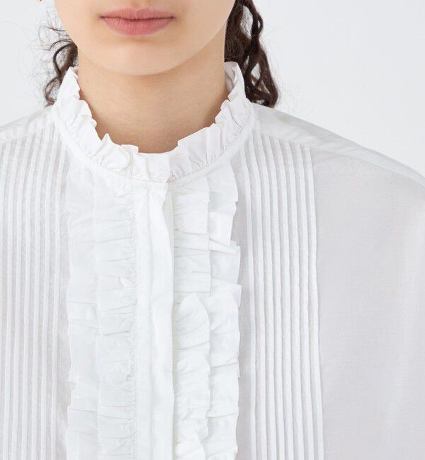 TOMORROWLAND BUYING WEAR「【別注】ne Quittez pas BLACK FRILL COLLAR シャツ」|シャツ・ブラウス|