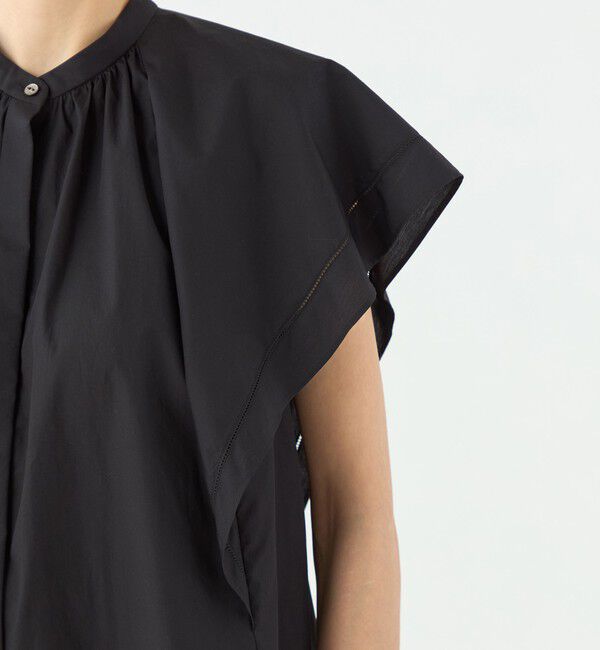 TOMORROWLAND collection「スーピマコットンブロード フレアスリーブブラウス」|シャツ・ブラウス|