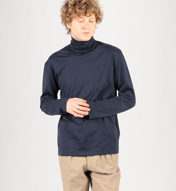 TOMORROWLAND BUYING WEAR「SUNSPEL MTSH0197 コットンタートルネック ロングスリーブTシャツ」|Tシャツ・カットソー|