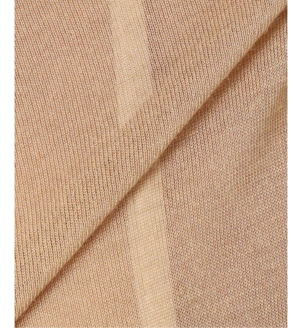  「ASHER SASKIA LONGSLEEVE MICRO V L266-J134：Tシャツ」|Tシャツ・カットソー|