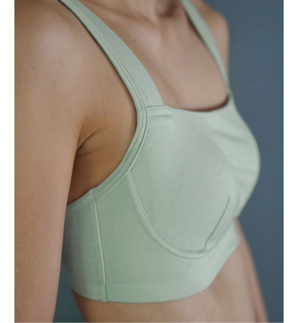 EMILYWEEK「【CALM】ハーフトップブラ（グリーン、グレー）」|インナー|