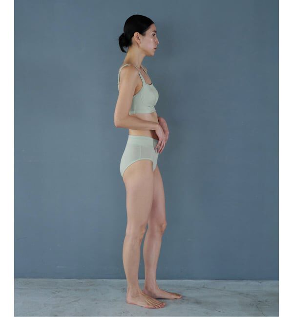 EMILYWEEK「【CALM】ハーフトップブラ（グリーン、グレー）」|インナー|