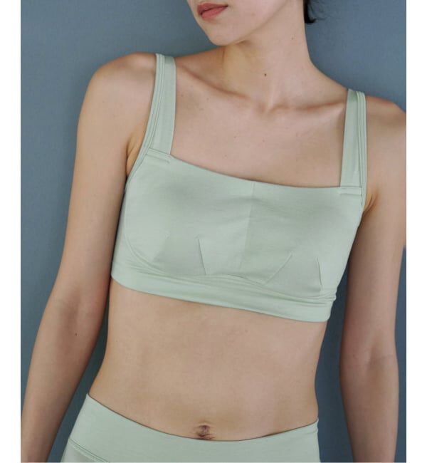 EMILYWEEK「【CALM】ハーフトップブラ（グリーン、グレー）」|インナー|