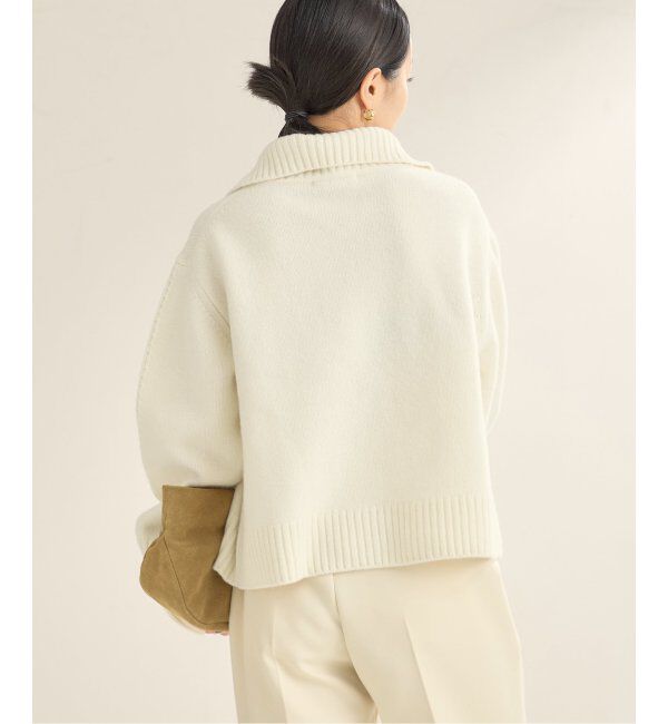 Plage「pooginook zip up ニット」|ニット・セーター|