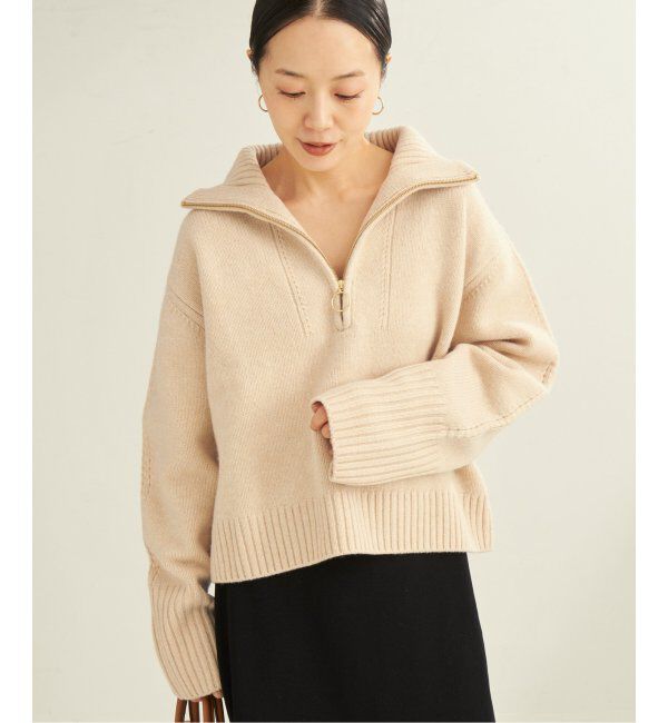 Plage「pooginook zip up ニット」|ニット・セーター|