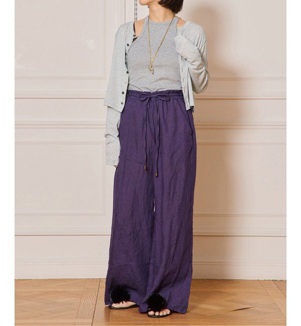IENA LA BOUCLE「IENA LA BOUCLE リネンブロードイージーパンツ」|その他|