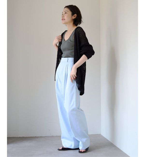 IENA「【EMILY WEEK &times; IENA】コットンシルク リブタンクトップ」|インナー|