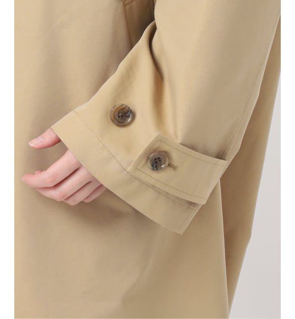 SLOBE IENA「《ネイビーのみWEB限定》ドルマンスリーブコート」|ステンカラーコート|