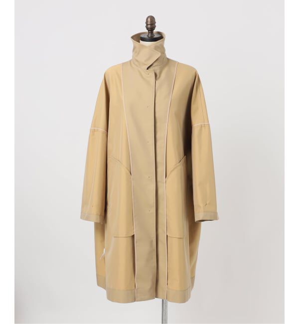 SLOBE IENA「《ネイビーのみWEB限定》ドルマンスリーブコート」|ステンカラーコート|